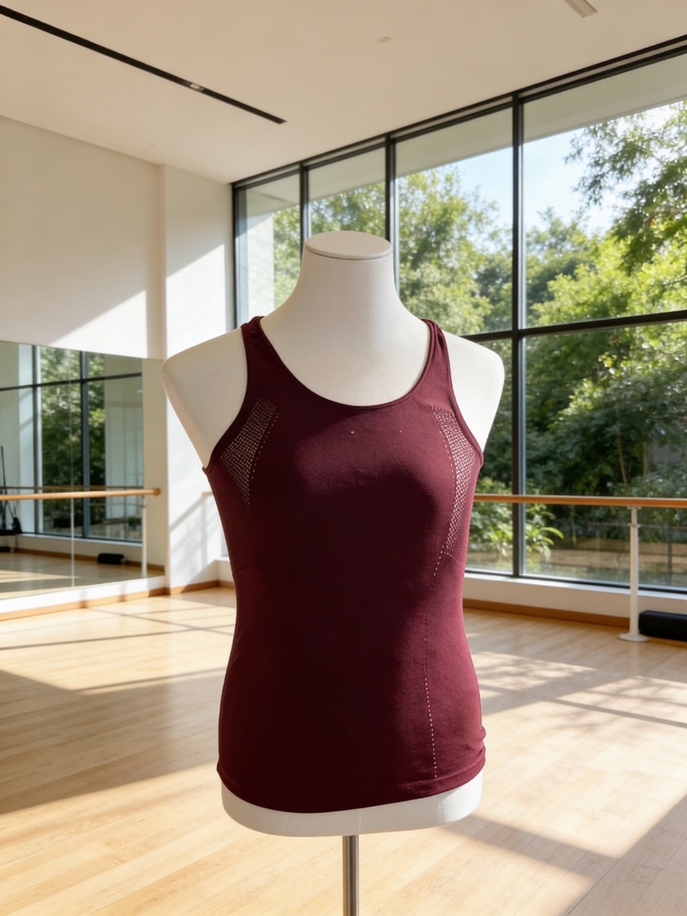 lululemon athletica Deep Burgundy Seamless Racerback Tank